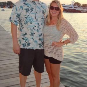 Lucky brand crochet top